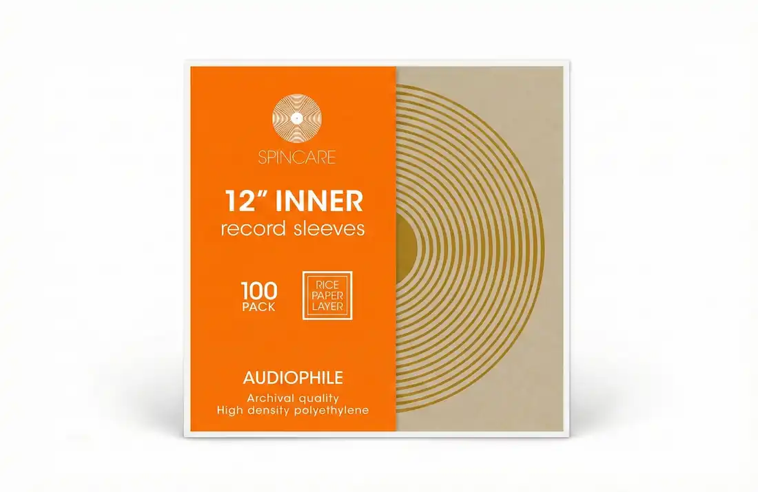 Pochettes antistatiques SPINCARE pour protéger les disques vinyles après nettoyage