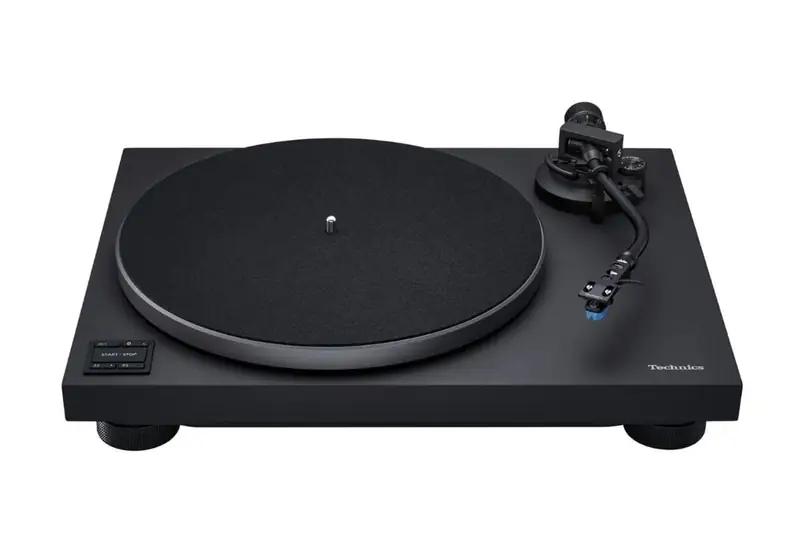 Platine vinyle Technics SL-40CBT noire vue de face