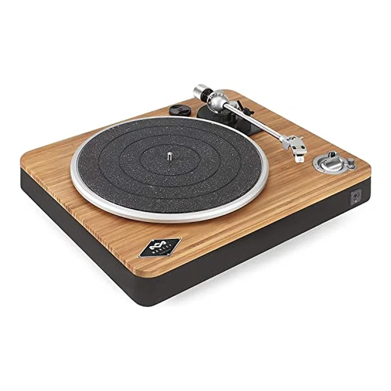 Tourne-disque vintage House of Marley Stir It Up en bambou naturel