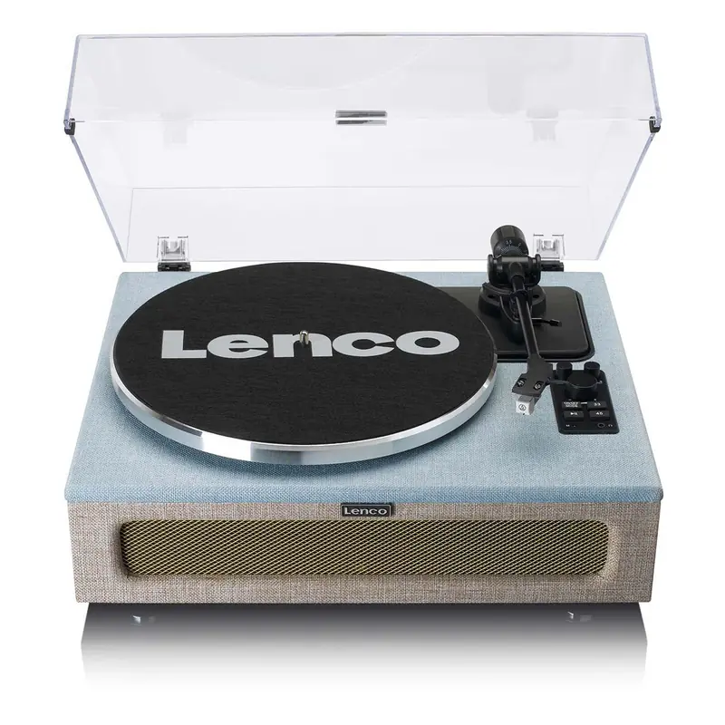 Lenco LS-440, platine vinyle avec 4 haut-parleurs intégrés et cellule MM Audio-Technica AT3600L