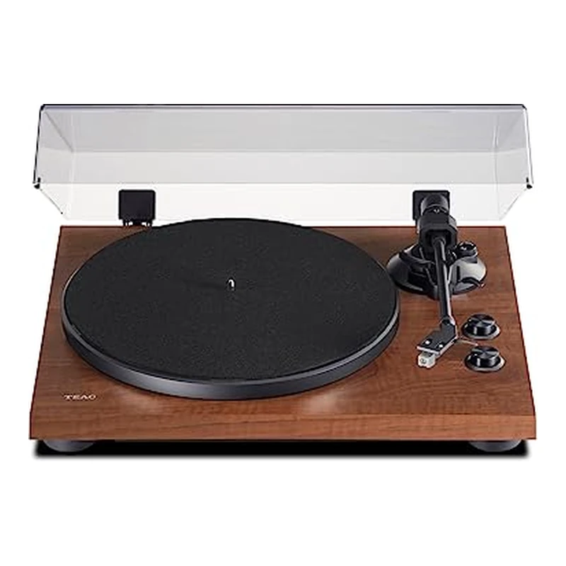 Tourne-disque vintage Teac TN-280BT-A3 boîtier bois noyer look stéréo années 70